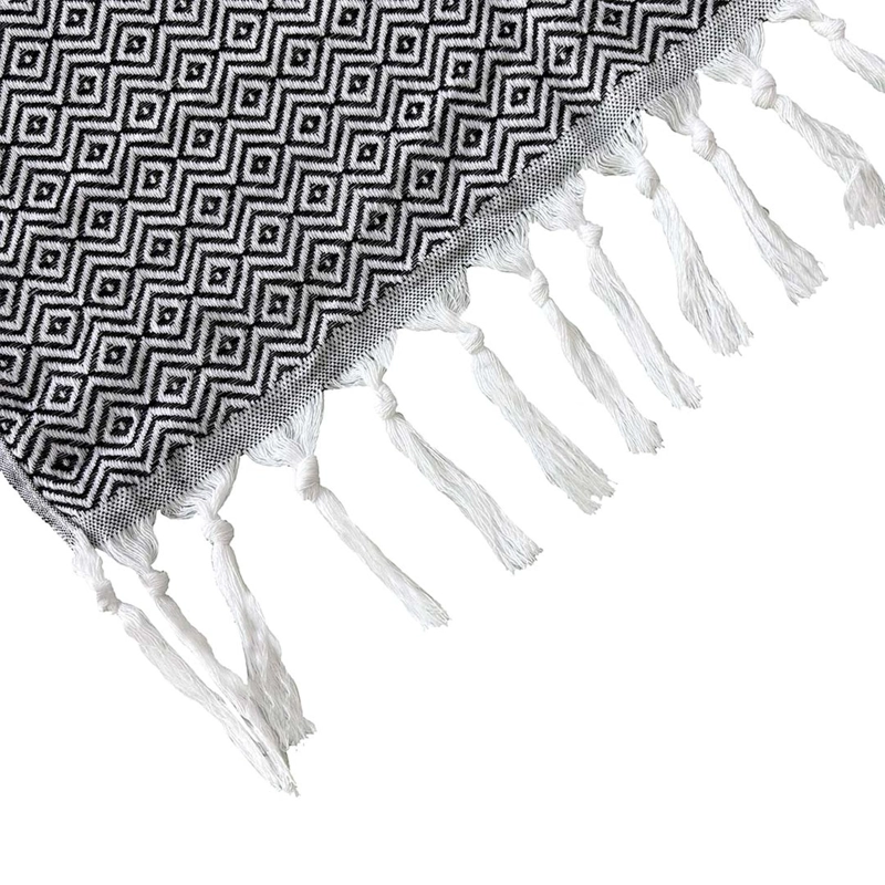 TOALLA TURCA BERAT DIAMOND BLACK - 5