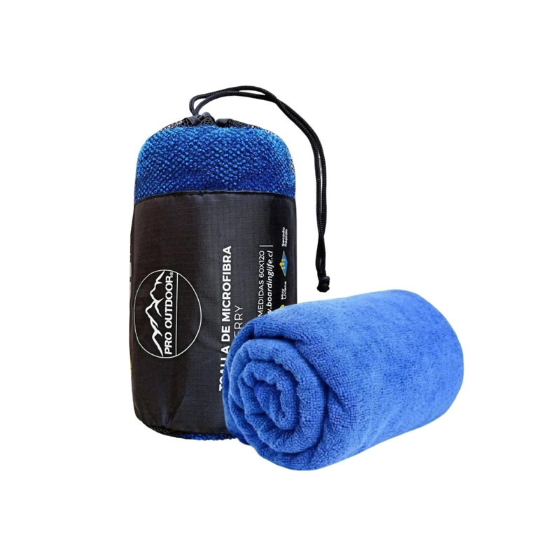 TOALLA MICROFIBRA TERRY AZUL - 1