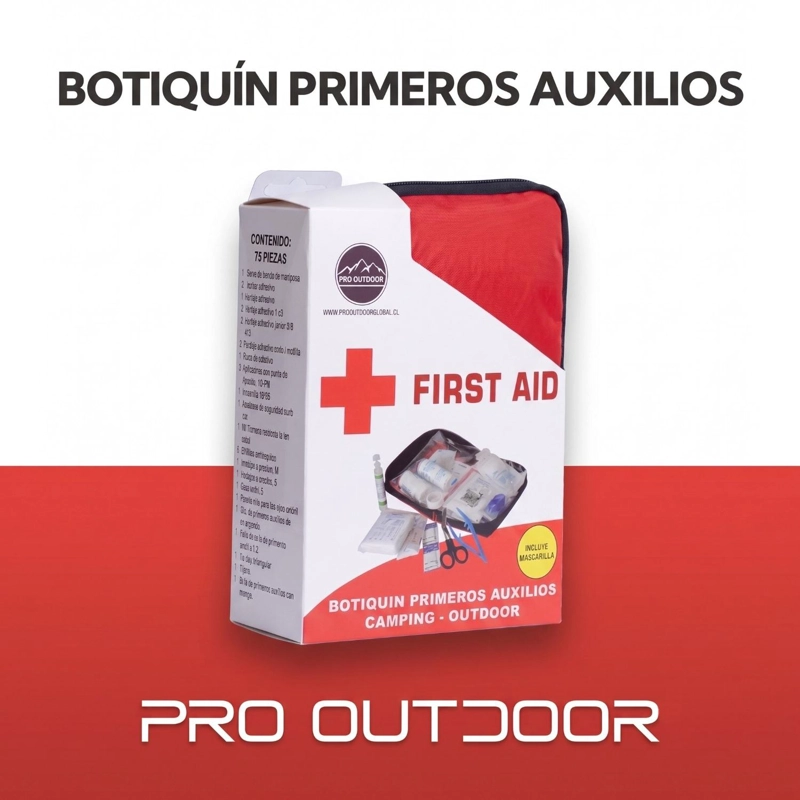 BOTIQUÍN PRIMEROS AUXILIOS PRO OUTDOOR 121 PIEZAS - 2