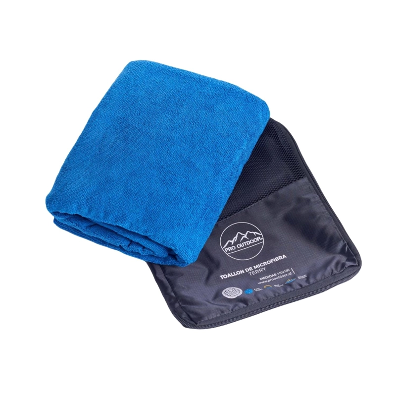 TOALLON MICROFIBRA TERRY AZUL PRO OUTDOOR - 3