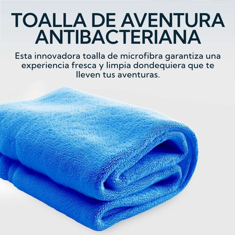 TOALLON MICROFIBRA TERRY AZUL PRO OUTDOOR - 8