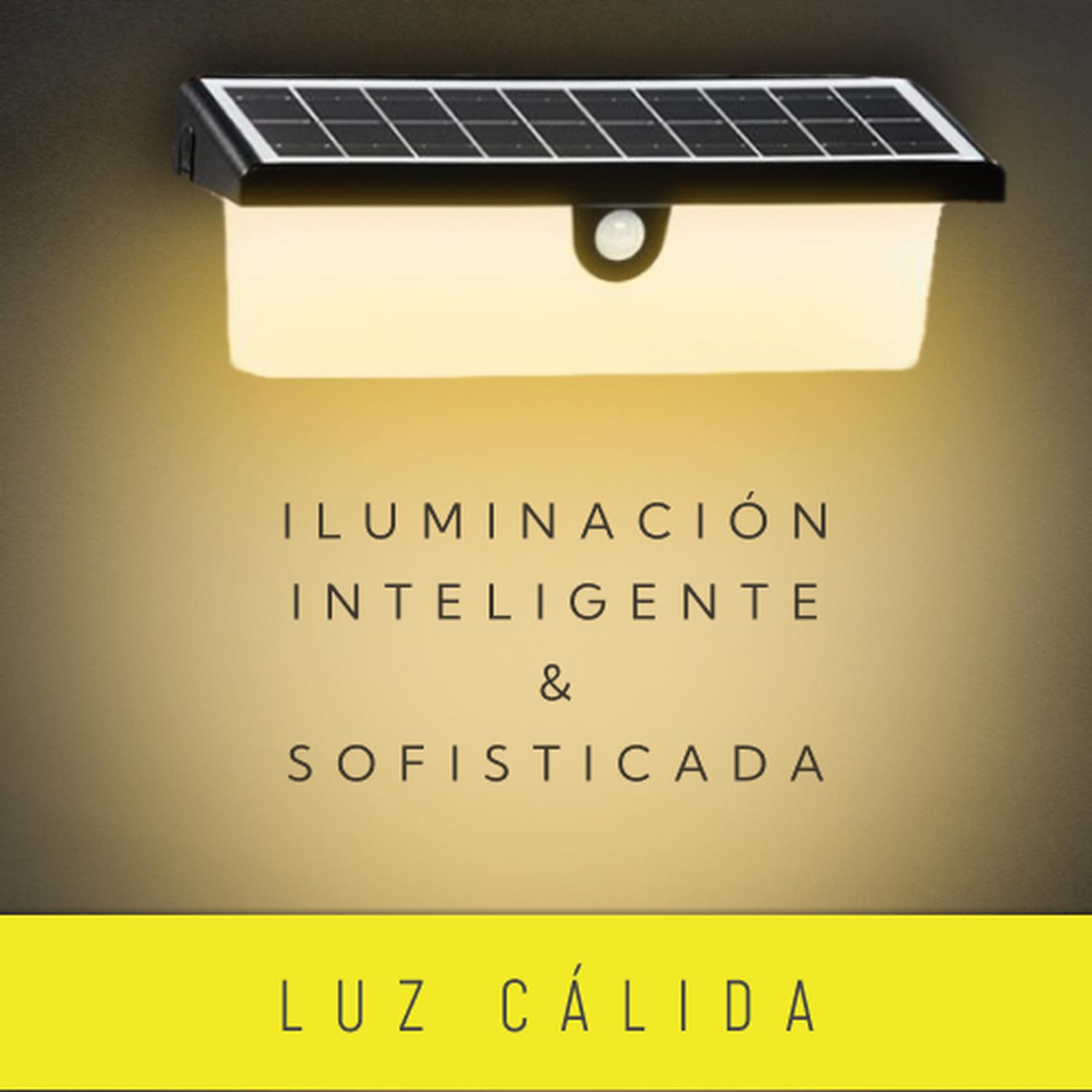 APLIQUE PRO OUTDOOR SOLAR RECTANGULAR CONTRA AGUA CON SENSOR MOVIMIENTO - 3