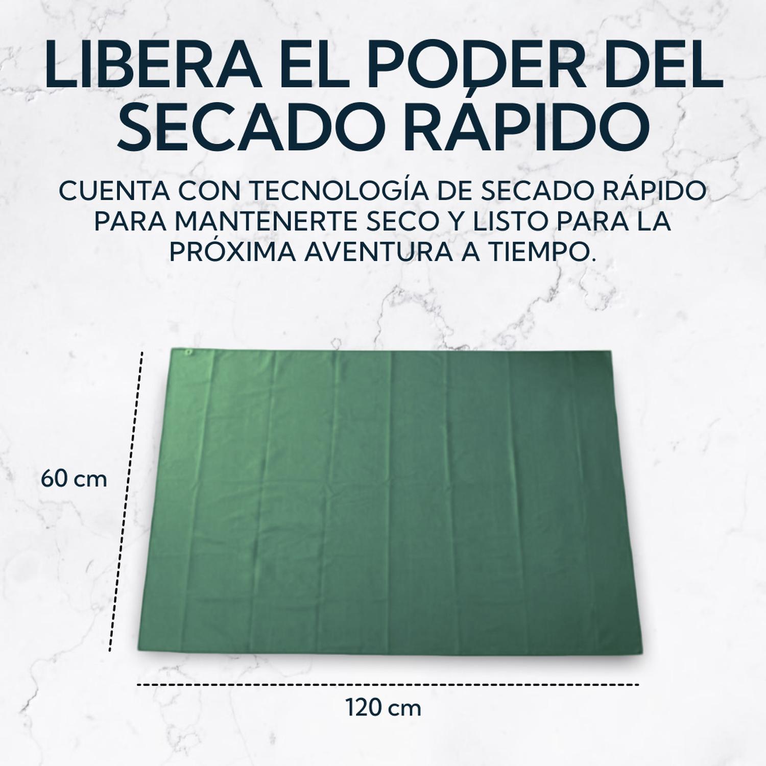 PACK 2 TOALLAS MICROFIBRA TERRY VERDE - 4