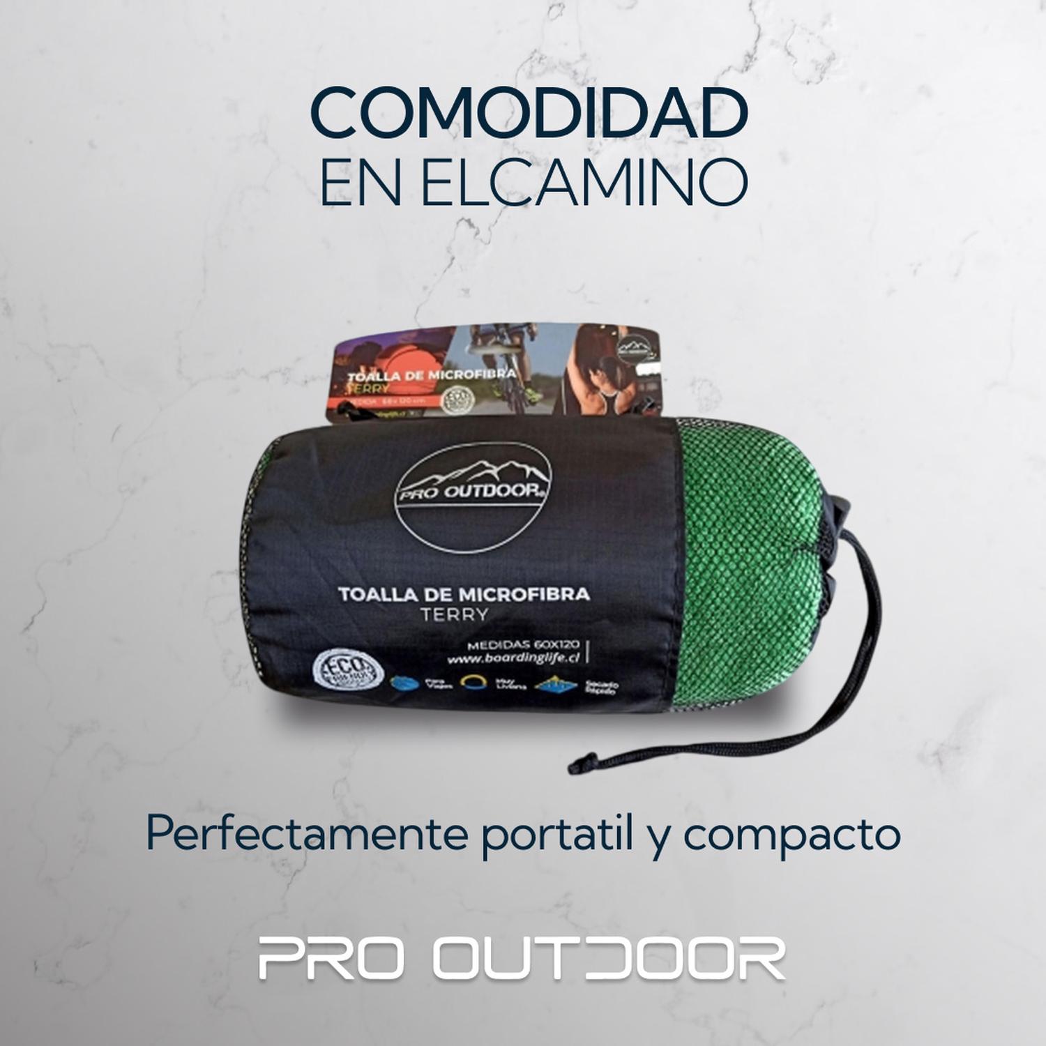 PACK 2 TOALLAS MICROFIBRA TERRY VERDE - 6