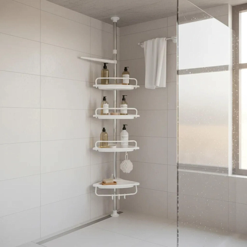 ESQUINERO PARA BAÑO CROMADO - 1