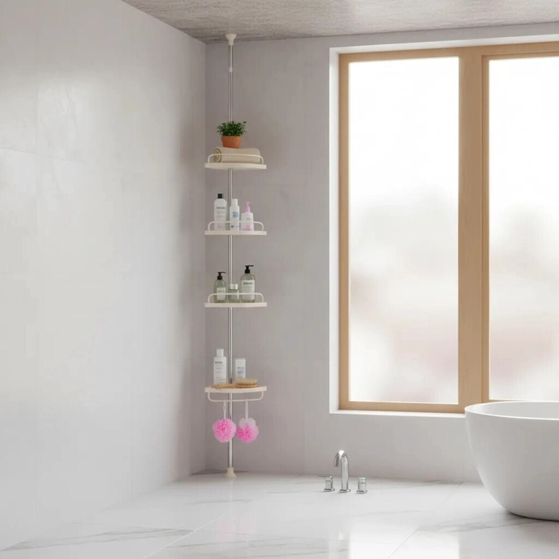 ESQUINERO PARA BAÑO CROMADO - 2