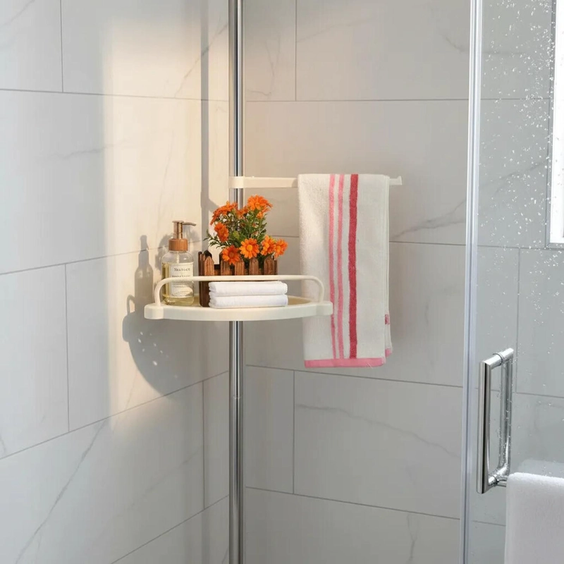 ESQUINERO PARA BAÑO CROMADO - 5