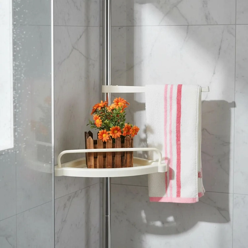 ESQUINERO PARA BAÑO CROMADO - 6