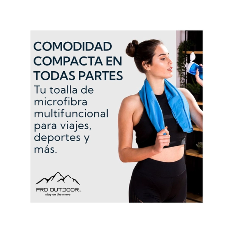 PACK 2 TOALLAS MICROFIBRA SUEDE AZUL - 3