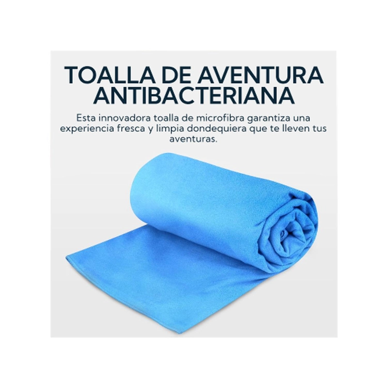 PACK 2 TOALLAS MICROFIBRA SUEDE AZUL - 4