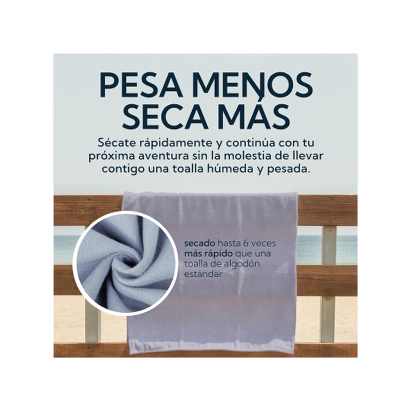 PACK 2 TOALLAS MICROFIBRA SUEDE GRIS - 6