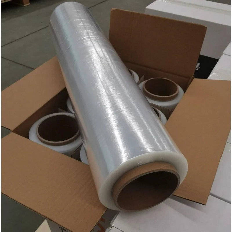 ROLLO DE FILM EMBALAJE TRANSPARENTE PLASTICO STRETCH PALETIZADOR ALUSA - 4