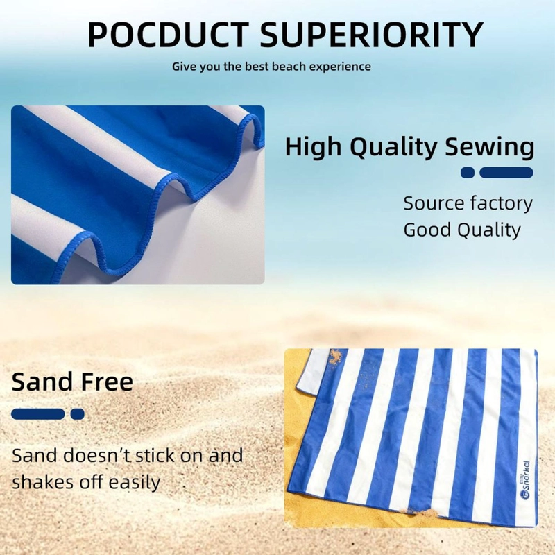 TOALLA XL DE MICROFIBRA 90X200 CM SECADO RAPIDO PLAYA VIAJE - 5