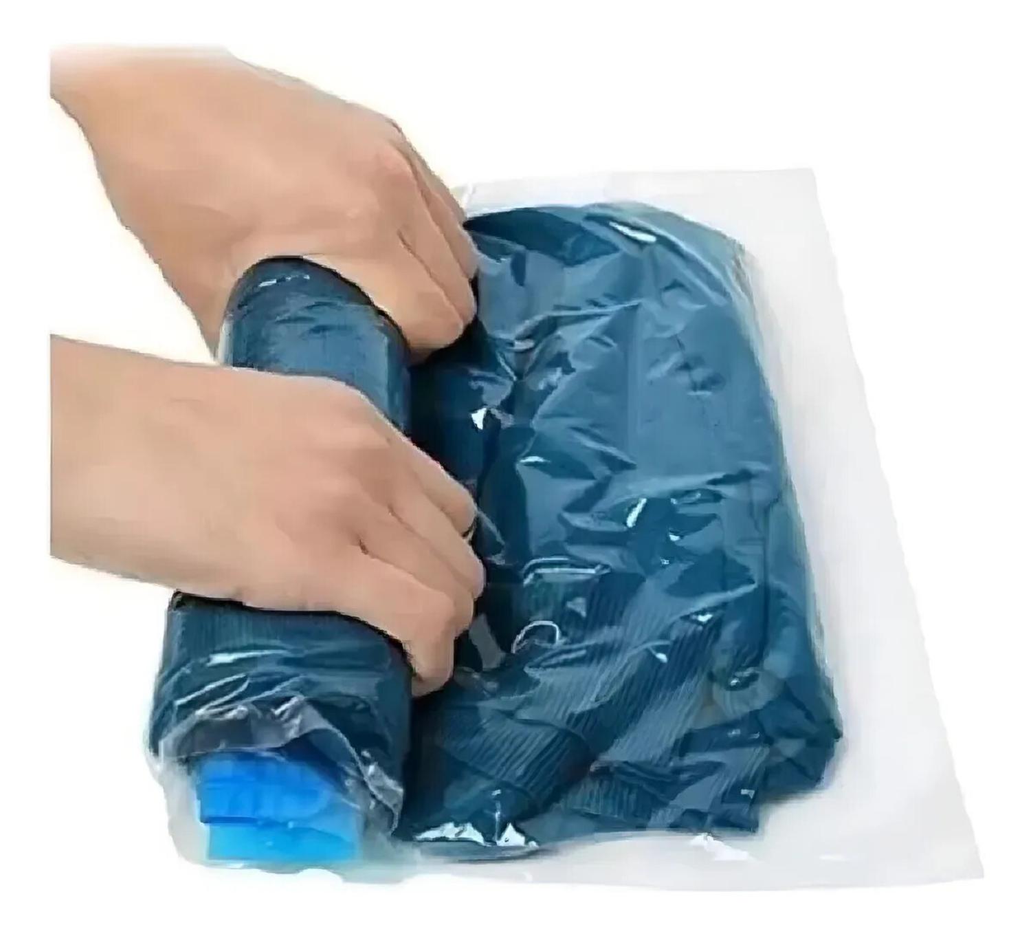PACK 2 BOLSAS AL VACIO AHORRO ESPACIO PARA ROPA CON VALVULA - 5