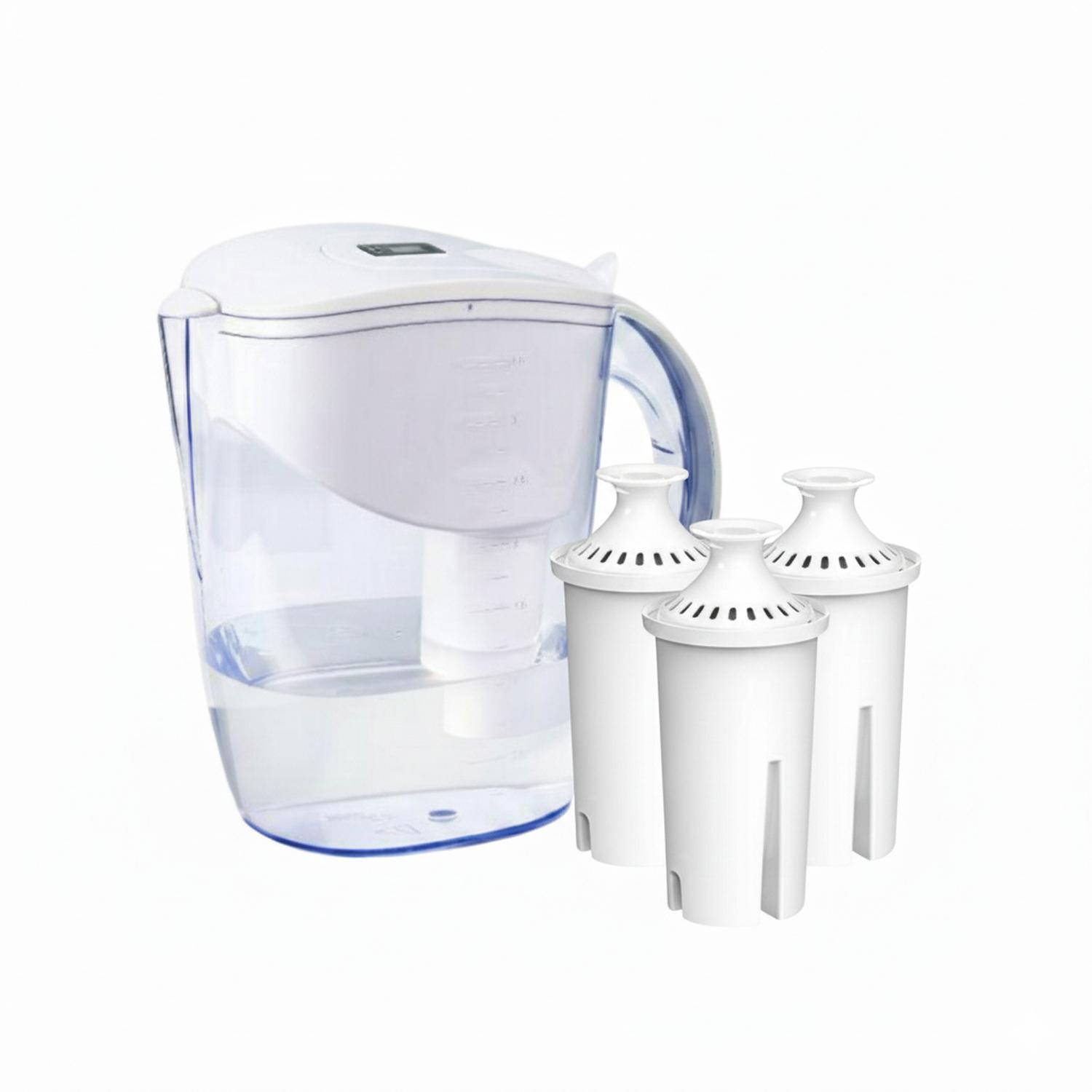 JARRA PURIFICADORA DE AGUA 3,8 LITROS + 3 REPUESTOS FILTROS - 2