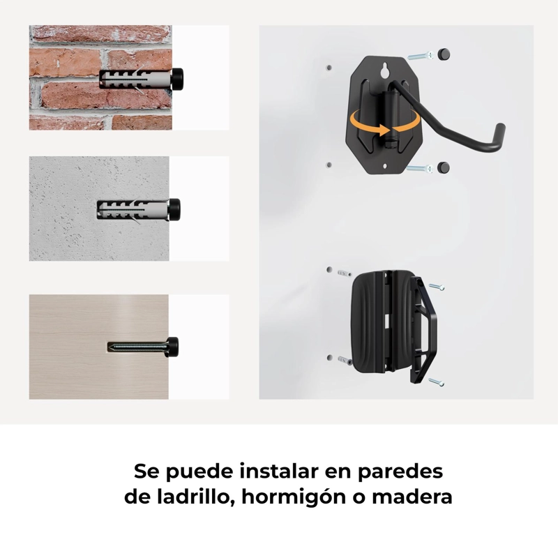COLGADOR DE BICICLETAS MOVILES PACK 2 UNIDADES - 8
