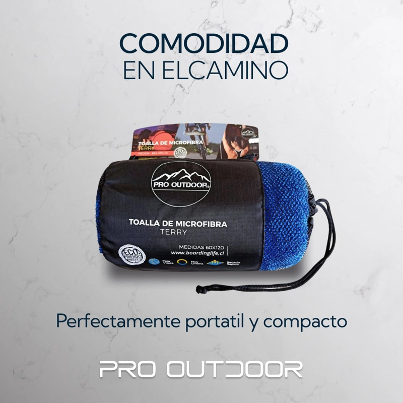 PACK 2 TOALLAS MICROFIBRA TERRY AZUL - 2