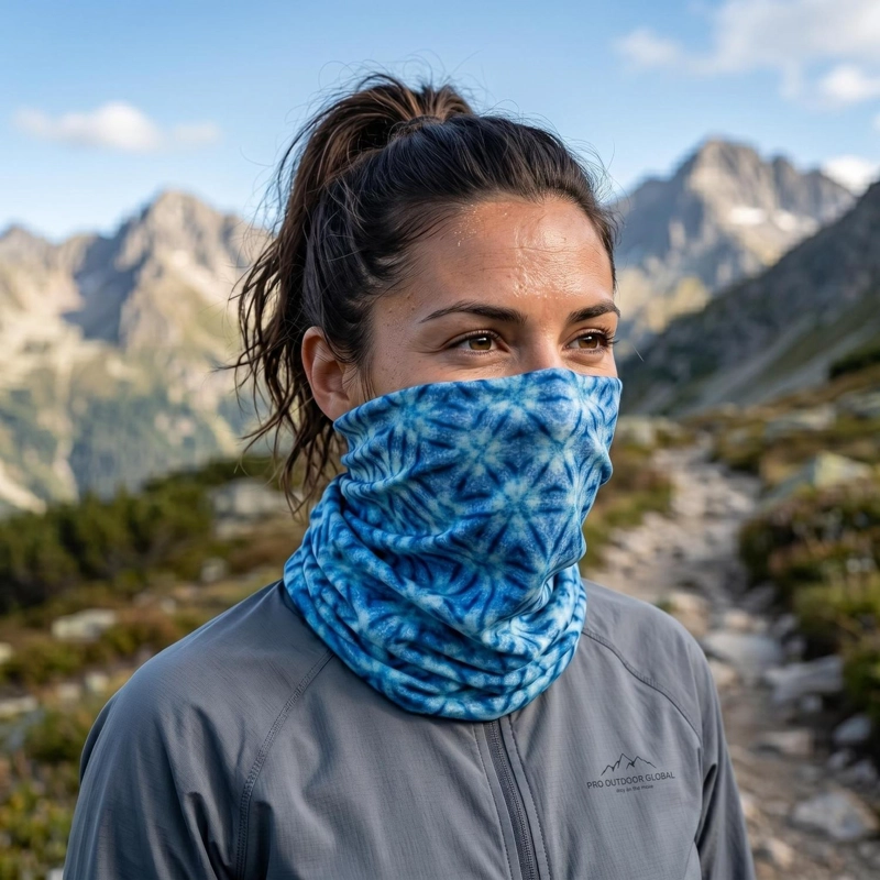 BANDANA OUTDOOR MULTIFUNCIONAL AZUL - 2