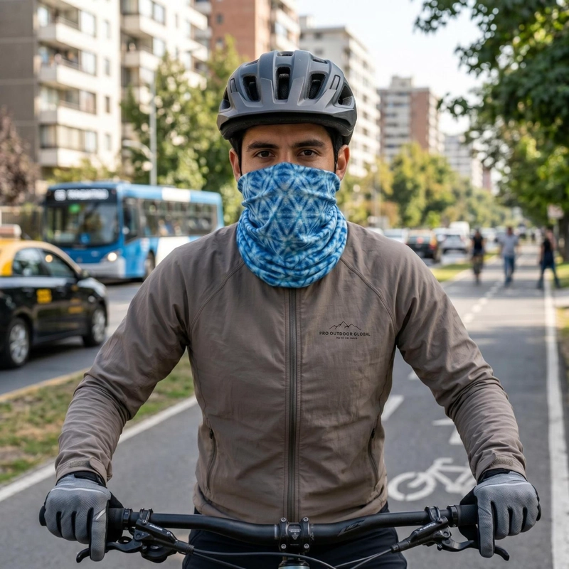 BANDANA OUTDOOR MULTIFUNCIONAL AZUL - 3