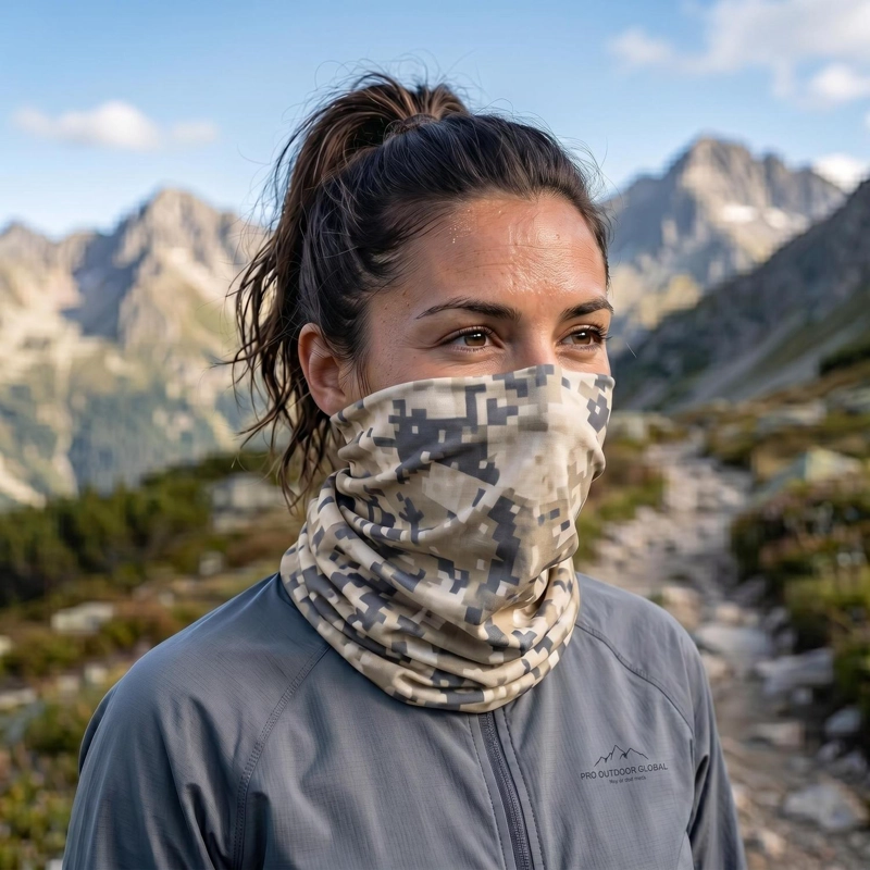 BANDANA OUTDOOR MULTIFUNCIONAL GRIS - 2