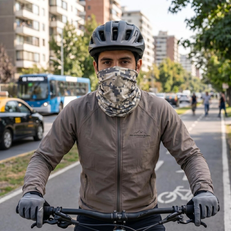 BANDANA OUTDOOR MULTIFUNCIONAL GRIS - 3