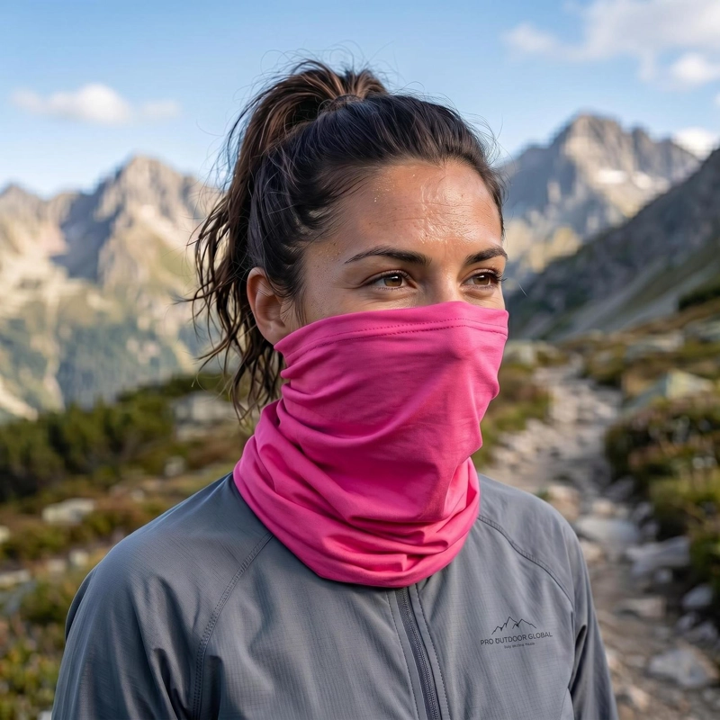 BANDANA OUTDOOR MULTIFUNCIONAL ROSADO - 2