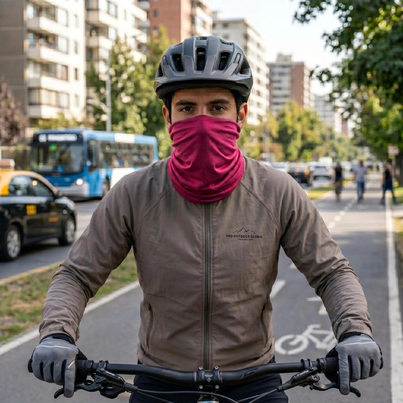 BANDANA OUTDOOR MULTIFUNCIONAL ROSADO - 3