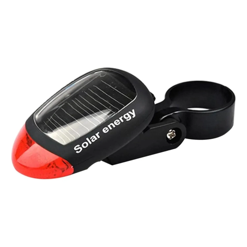 LUZ LED TRASERA BICICLETA SOLAR CONTRA AGUA RECARGABLE - 2