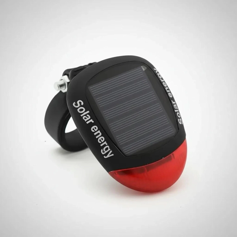 LUZ LED TRASERA BICICLETA SOLAR CONTRA AGUA RECARGABLE - 4
