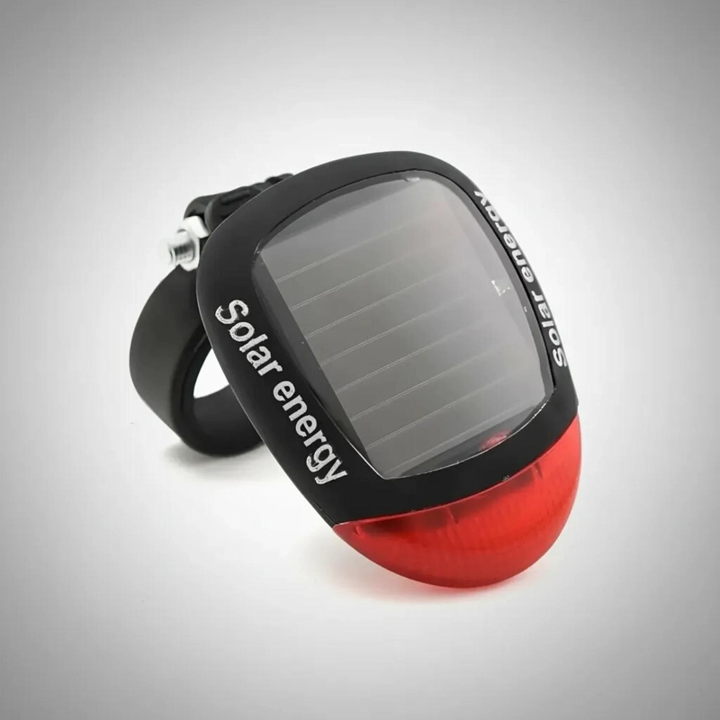 LUZ LED TRASERA BICICLETA SOLAR CONTRA AGUA RECARGABLE - 8