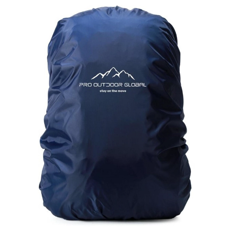 CUBRE MOCHILA CONTRA AGUA IMPERMEABLE FUNDA 45LTS AZUL - 1