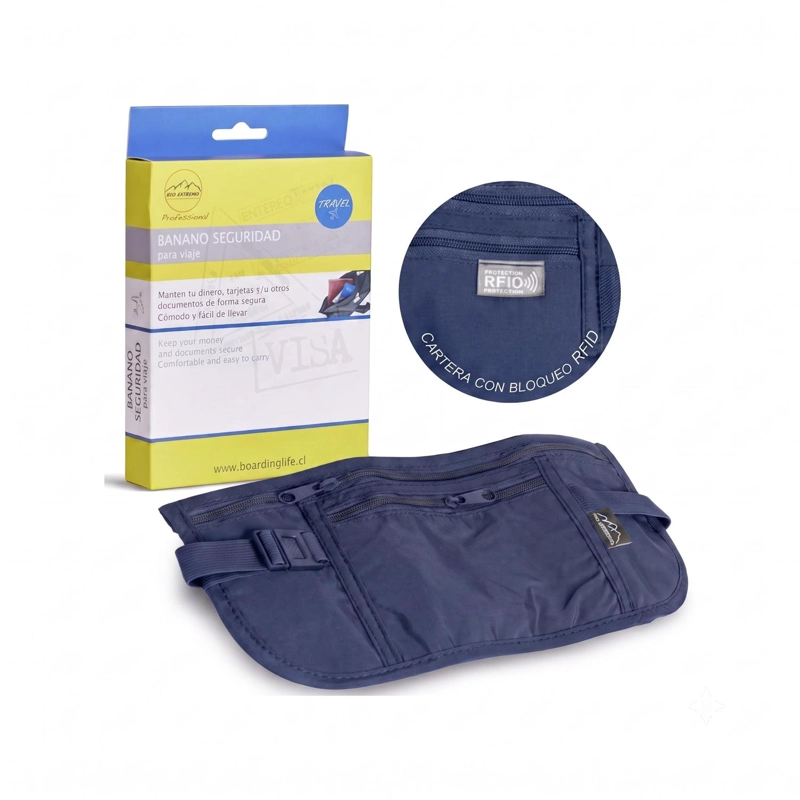 BANANO PARA VIAJES PRO OUTDOOR AZUL - 1