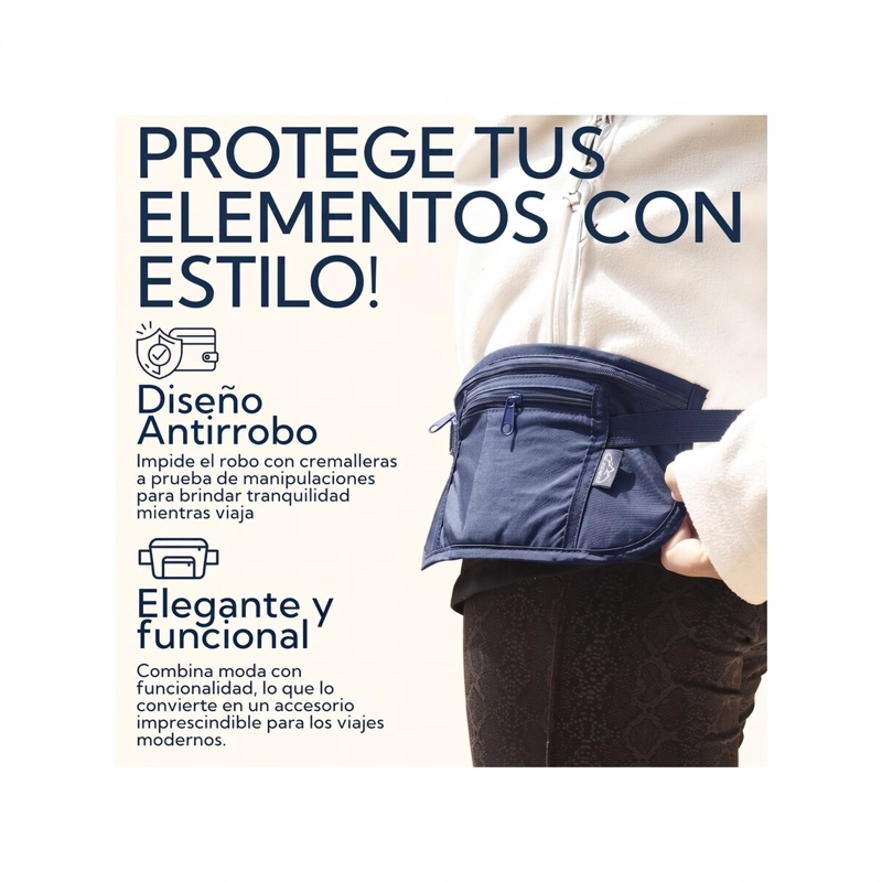 BANANO PARA VIAJES PRO OUTDOOR AZUL - 7