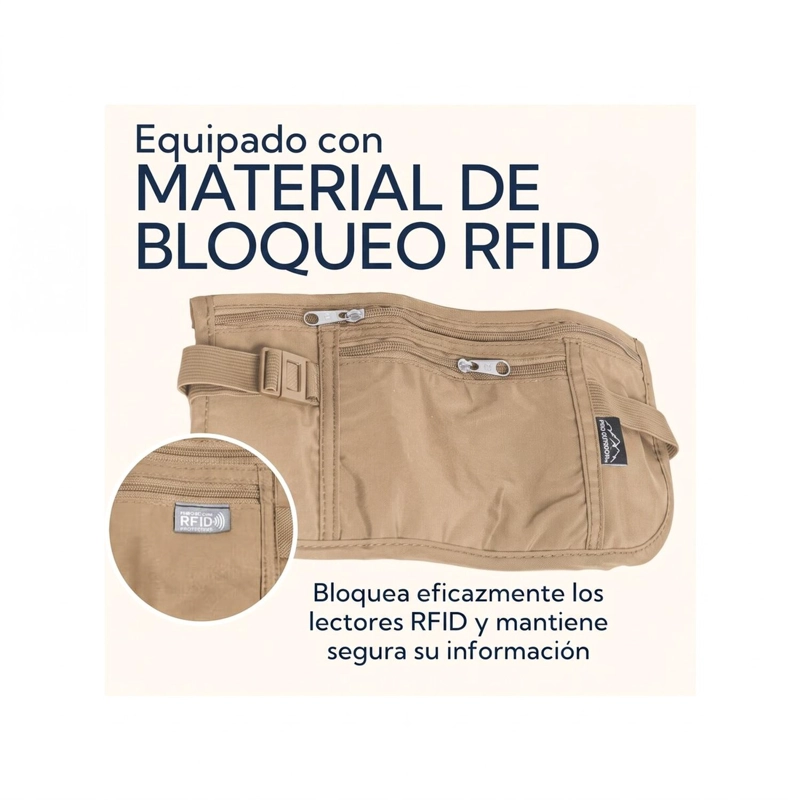 BANANO PARA VIAJES PRO OUTDOOR BEIGE - 6