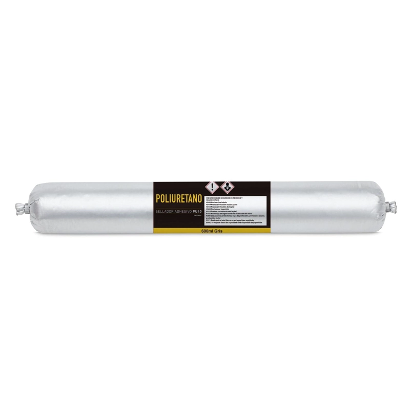 SELLADOR Y ADHESIVO POLIURETANO PU 40 600 ML PINTABLE GRIS - 2