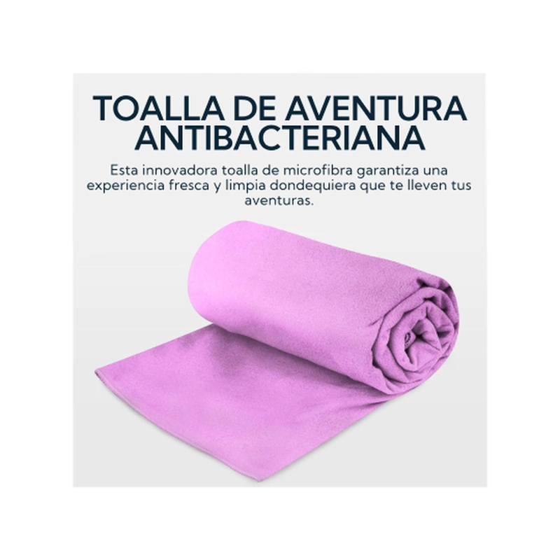PACK 2 TOALLAS MICROFIBRA SUEDE MORADA - 4
