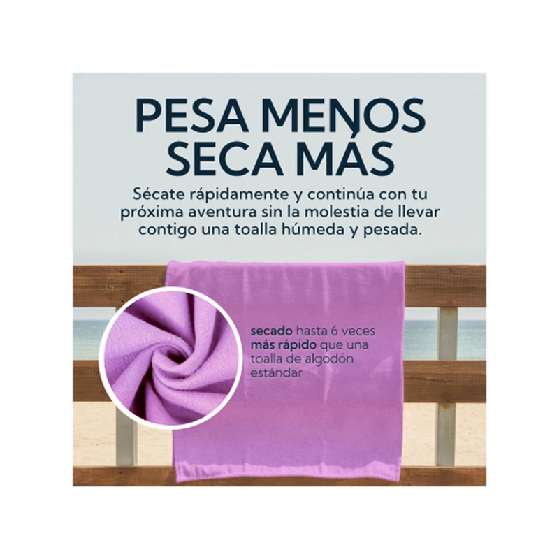 PACK 2 TOALLAS MICROFIBRA SUEDE MORADA - 6
