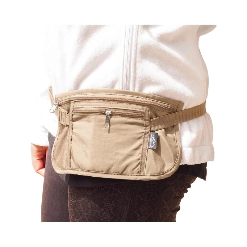 PACK 2 BANANO RIÑONERA DE VIAJE ANTIRROBO PRO OUTDOOR BEIGE - 5