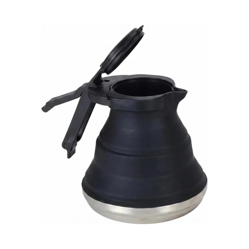 HAMACA COMPACTA VERDE + TETERA PLEGABLE NEGRA KIT CAMPING - 7
