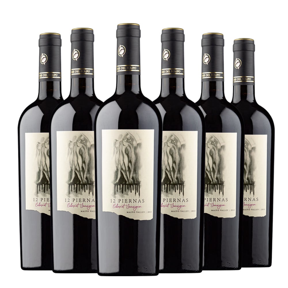 CAJA X 6 VINO GRAN RESERVA 12 PIERNAS C.S SIN FILTRAR - 1