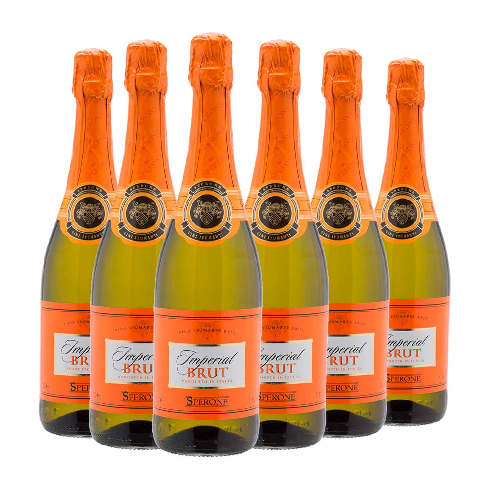 CAJA X 6 ESPUMANTES SPERONE BRUT ITALIANO - 1