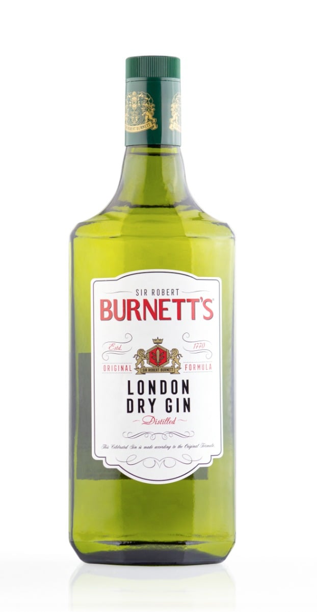 GIN BURNETT´S LONDON DRY 1000 ML 40°ALC - 1