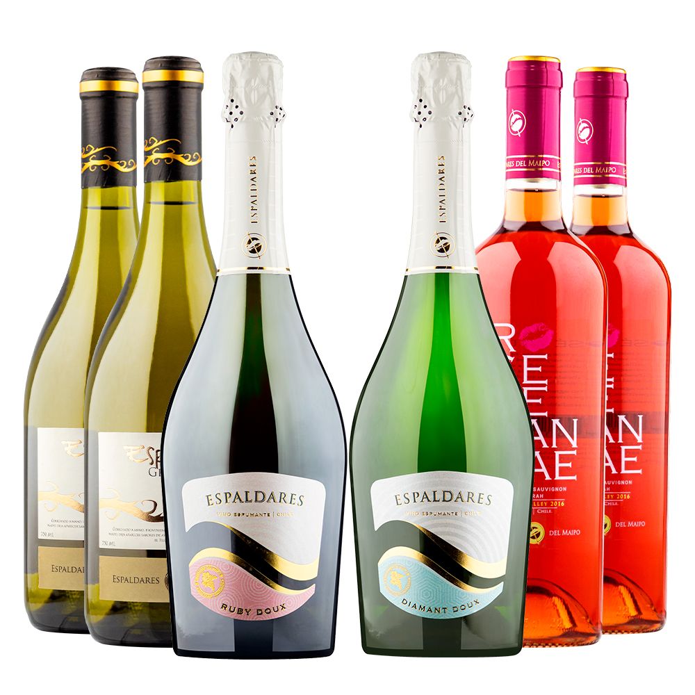 CAJA X 6 VINOS MIX FRIOS ESPECIAL ESPALDARES DEL MAIPO - 1