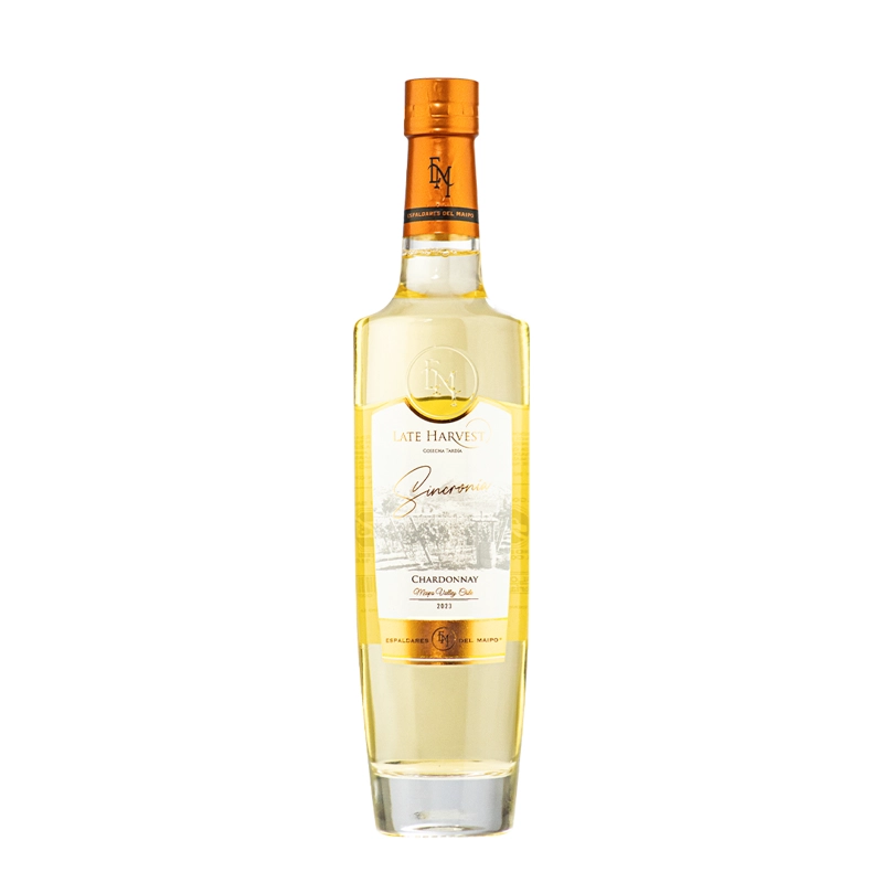 VINO BLANCO LATE HARVEST CHARDONNAY ESPALDARES DEL MAIPO CAJA 405 ML 6 UN - 2