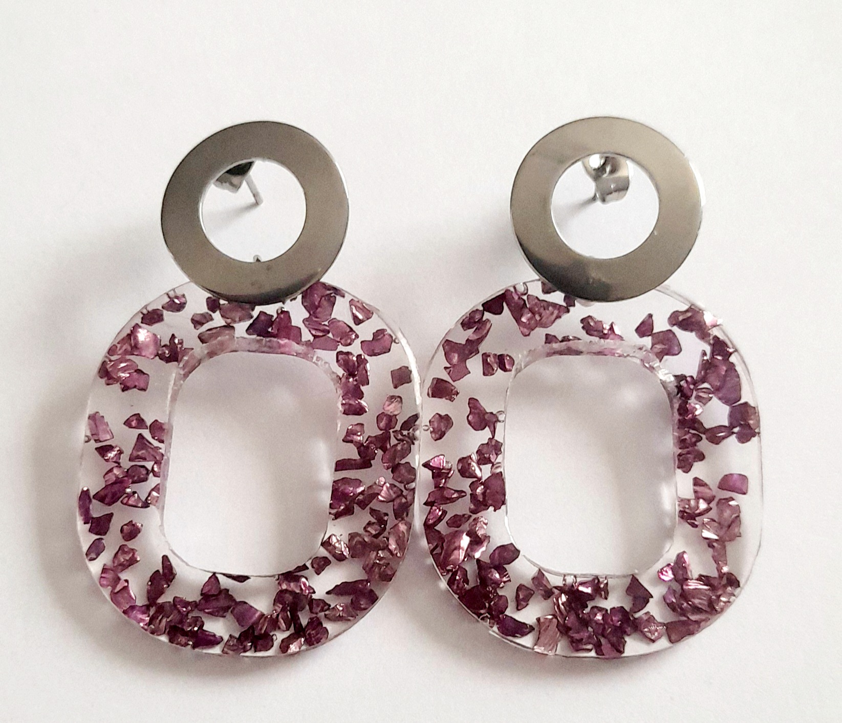 AROS CATHALIFAUDJOYAS RESINA Y PIEDRAS METALIZADAS - 1