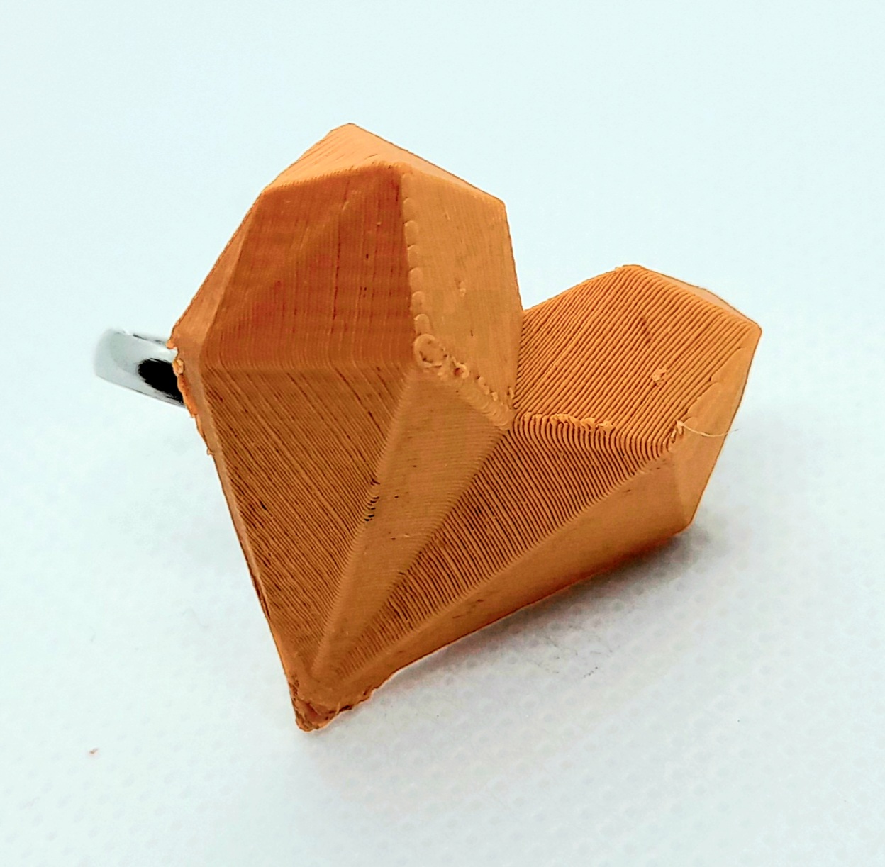 ANILLO CATHALIFAUDJOYAS CORAZON GEOMETRICO - 1