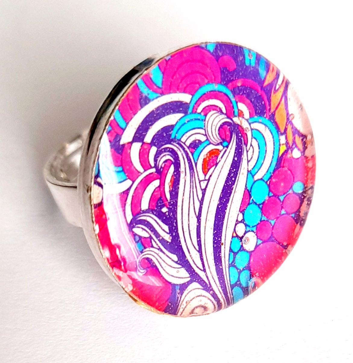 ANILLO DISEÑO RESINA REGULABLE - 1
