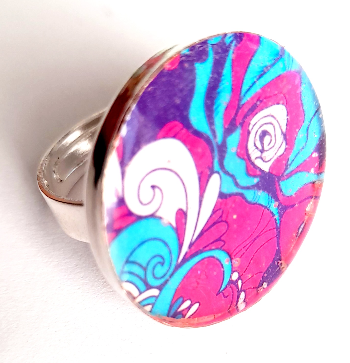 ANILLO CATHALIFAUDJOYAS DISEÑO RESINA REGULABLE - 1