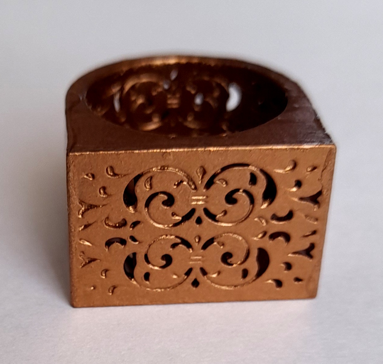 ANILLO CATHALIFAUDJOYAS RESINA COBRE - 1