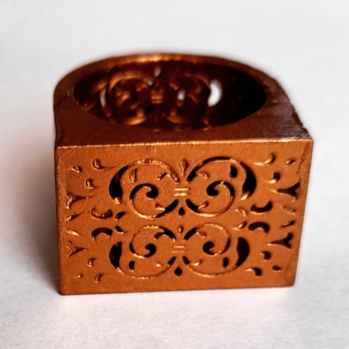 ANILLO CATHALIFAUDJOYAS RESINA COBRE - 1